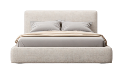 PNG Modern minimalist bed design
