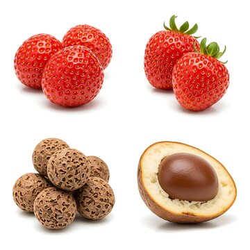 Fresh Strawberries and Mongongo Nuts - A Delicious and Healthy Combination.