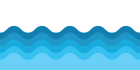 abstract creative blue sea wave background.