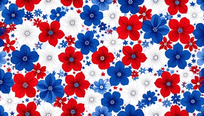 Festive floral pattern