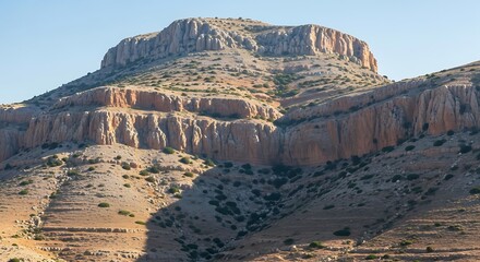 Majestic Mesa - A Desert Landscape in the American Southwest.