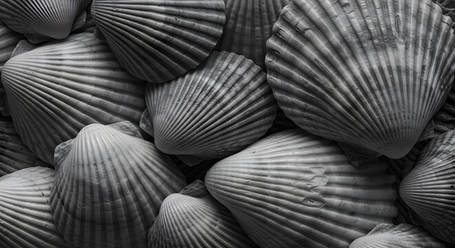 Seashell texture pattern
