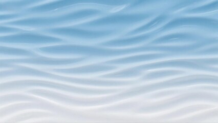 Obraz premium Light Blue Wavy Gradient Background — Calm Abstract Texture