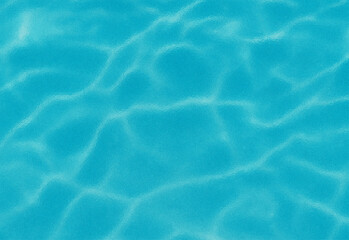 Beautiful azure water surface, ideal background for aquatic concepts, serene environment, perfect for summer themes, creating a sense of tranquility and coolness