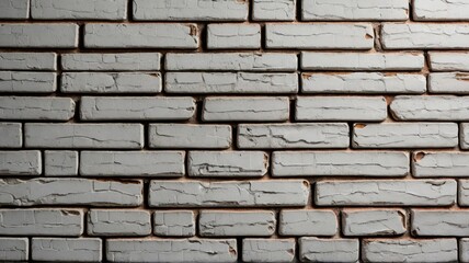 White Painted Brick Wall Texture with Aged Cracks white brick