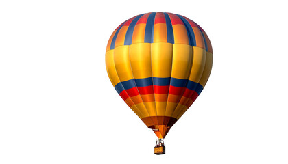 Colorful Hot Air Balloon Floating in the Sky.