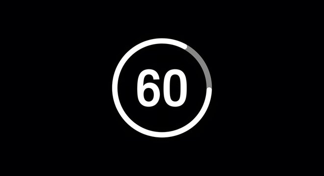 Sixty second timer