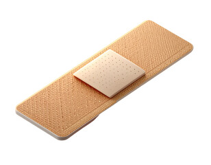 Premium Adhesive Bandage Isolated on Black - Healthcare, First Aid & Wound Protection