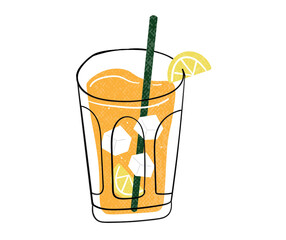 glass of orange juice