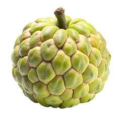 Fototapeta premium Custard apple isolated on transparent background