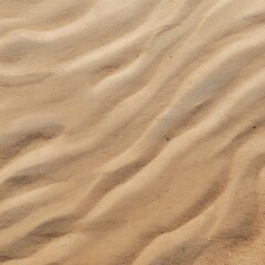 Natural sand texture with soft wind-shaped waves creating minimal patterns in warm beige tones, symbolizing desert beauty, calm nature, and perfect background for spa, travel, and design concepts