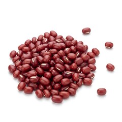 Pile of Adzuki Beans - A Close-Up of Red Legumes.
