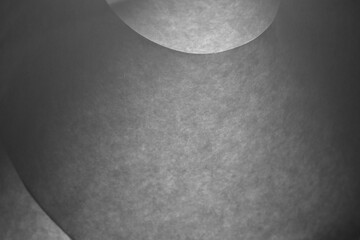 Contemporary black and white minimal folds. Modern minimalist composition of black and white paper folds creating abstract light and geometry.