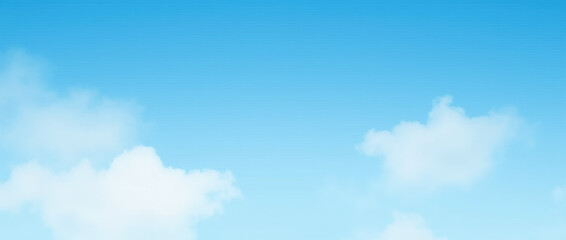 Bright Daylight Sky with Gentle Clouds.