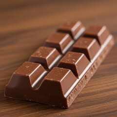 A smooth, rich milk chocolate bar, perfect for an indulgent snack, offering a sweet and satisfying delightful treat ,comfort food ,gourmet ,treat