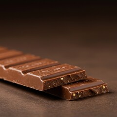 A smooth, rich milk chocolate bar, perfect for an indulgent snack, offering a sweet and satisfying delightful treat ,sweet ,smooth ,pleasure