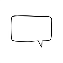 Naklejka premium chat icon on a white background