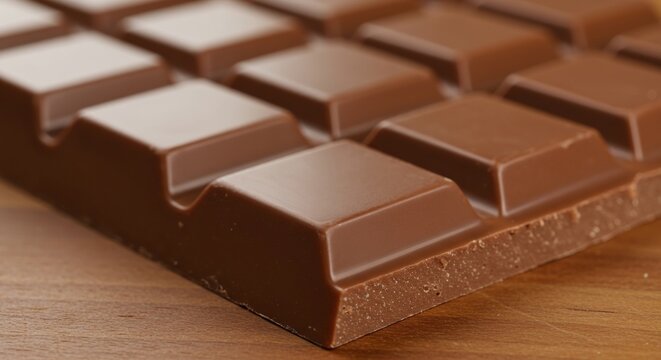 Velvety milk chocolate bar, rich and smooth, promising pure indulgence. An irresistible, sweet treat for intense cravings ,milk chocolate ,pleasure ,block
