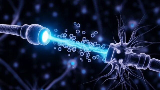 Transmitting Nerve Impulse Across Synapse - Exciting Neuron Activity