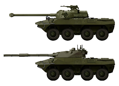 Collection of concepts of Armored Combat Vehicles based on the BTR-90 (top: Chosta-K, bottom: BTR-90-125). Individual images, in full size, can be found in the portfolio or by name in the site search