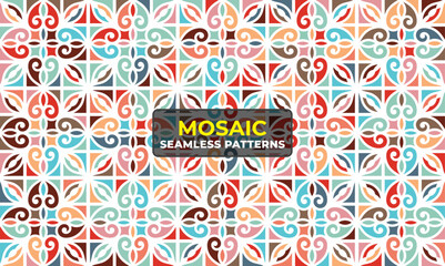 Bright and Creative 90s Pattern Background with Seamless Retro Vector Design