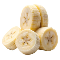 Banana isolated on transparent background