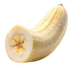 Banana isolated on transparent background