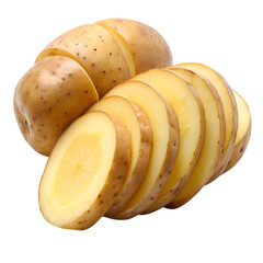 Potato isolated on transparent background