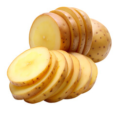 Potato isolated on transparent background
