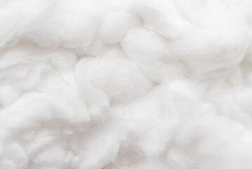 Texture of medical cotton close-up. Cotton wool. Health. Medicine