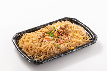 豚肉と小海老の焼きビーフン