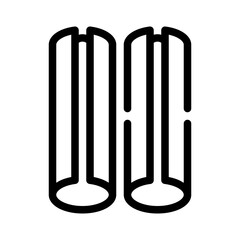 cinnamon stick line icon
