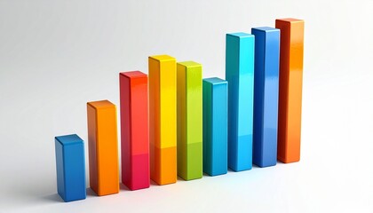 business graph with arrow