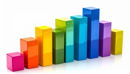 business graph with arrow