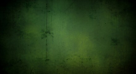 Obraz premium Abstract Green Grunge Texture Background with Dark Vignette.