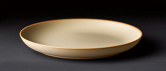 Minimalist Ceramic Bowl: A sleek, neutral-toned ceramic bowl, with simple lines and a minimalist aesthetic, represents a timeless, versatile piece suitable for a modern or traditional setting.