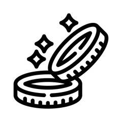 coin line icon