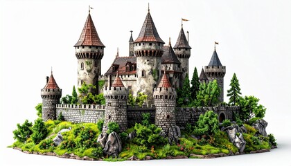 castle in the city of luxembourg