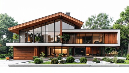 luxury home with garden