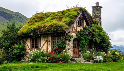 old house in the mountains
