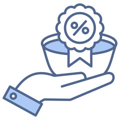 Special Offer Blue Icon