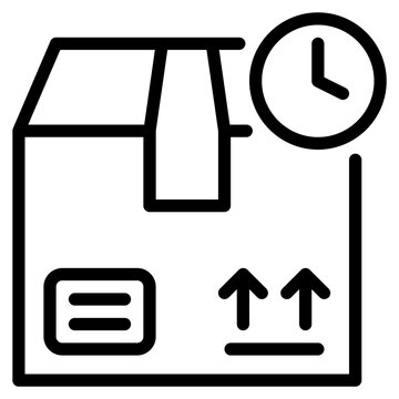 Document Upload Icon with Clock and Arrows