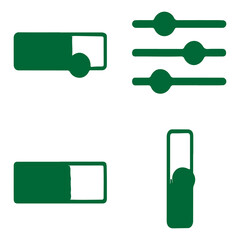  Icon Gradient Bars Sliders Design