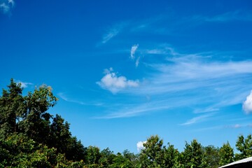 blue sky and clouds, sunlights, cloudy 