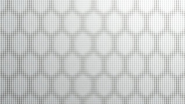 Geometric abstract pattern showcasing blurred squares created by pixelated grayscale dots forming a repeated arrangement. The soft, unfocused appearance provides a backdrop for modern themes.