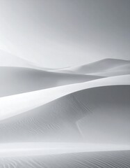 Desert dunes in soft light