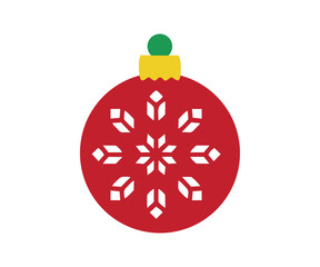 Fototapeta premium christmas ball tree ornament
