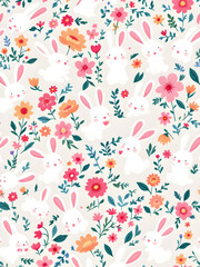 seamless pattern with butterflies