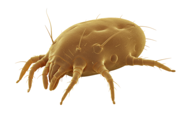 Microscopic dust mite transparent background cutout png