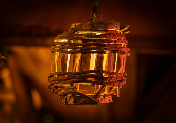 lamps  and  lantern at the christmas market